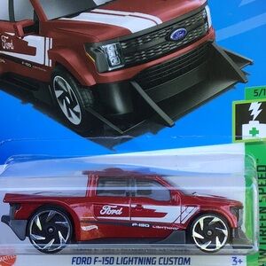 Hot Wheels Ford F150 Lightning Custom Truck Electric Vehicle Hotwheels EV 2024